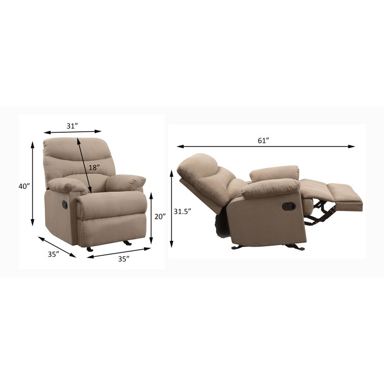 Rabon manual wall hugger online recliner andover mills upholstery